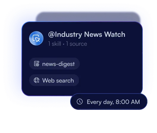 Industry News Watch: its skills, its sources and what it hands over